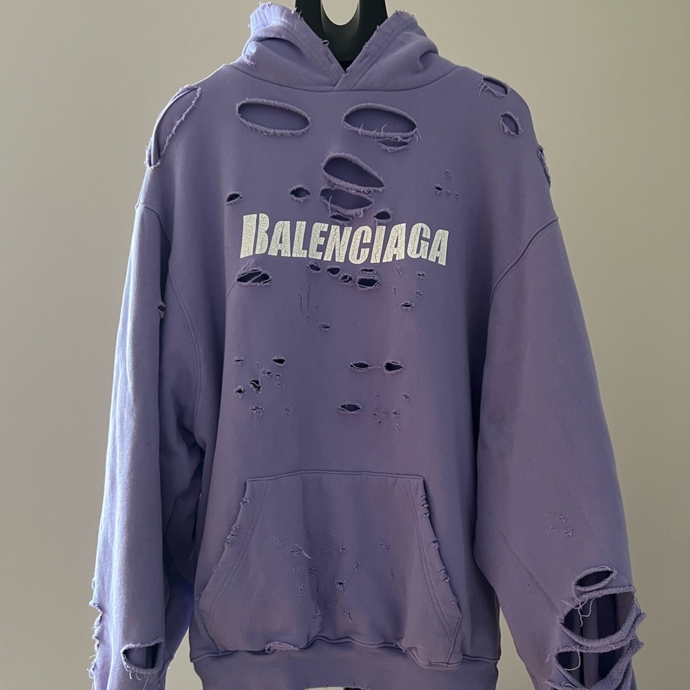 Balenciaga Distressed Hoodie